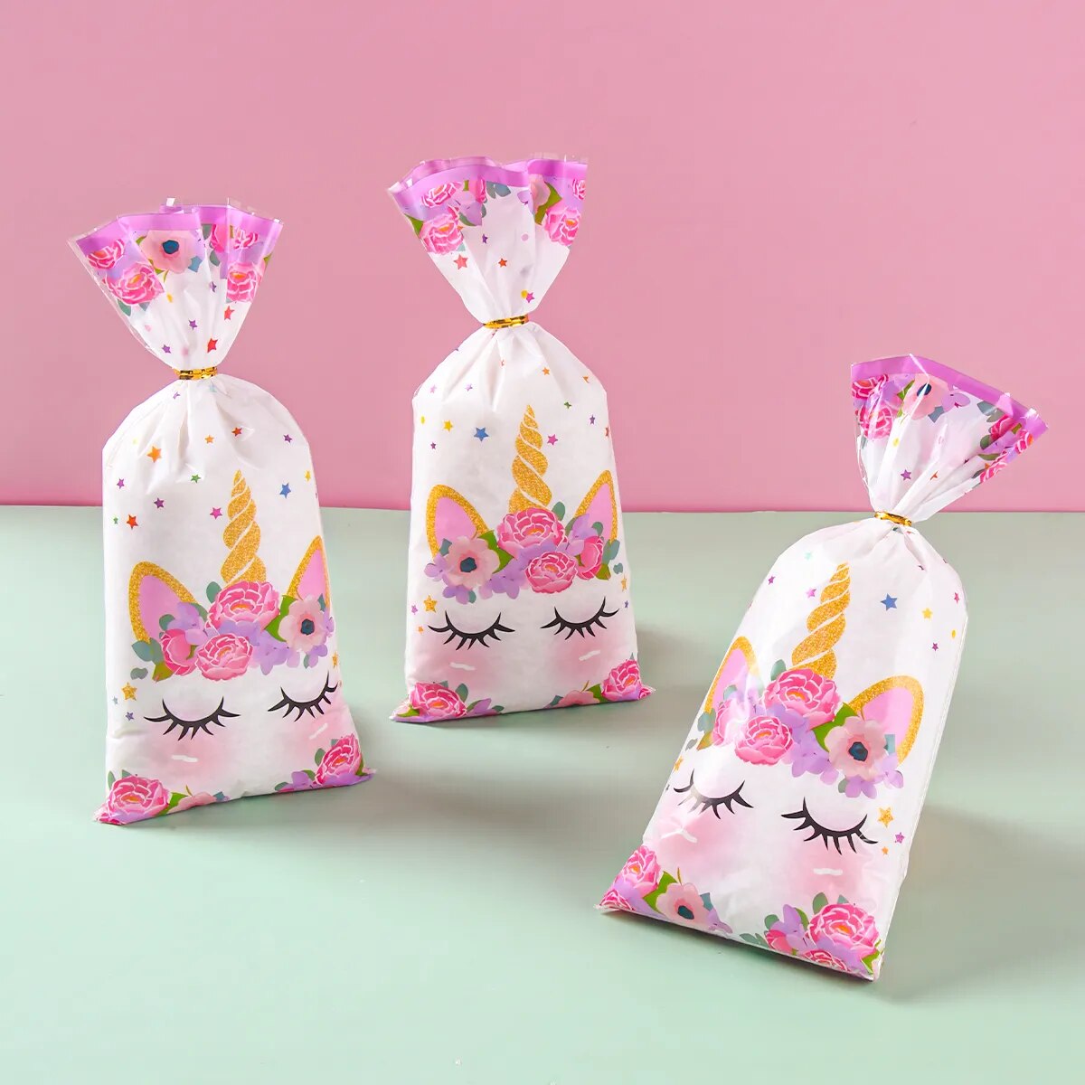 Unicorn Birthday Party Decoration Cookie Candy Gift Bags Unicorn