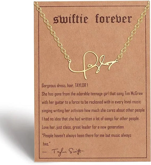 WG 28 Style Taylor Necklace Swifties Album Music Lover Mid night Eras
