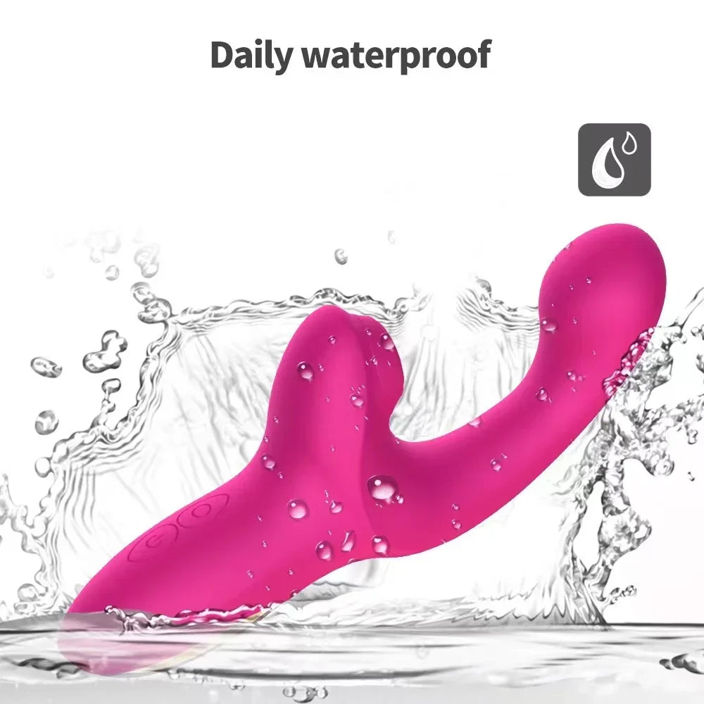 Female Masturbation G Spot Sucking Dildo Vibrator For Clitoris Adult