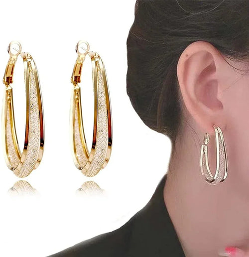 Lymphatic Drainage Slimming Hoop Earring Flysmus Halolux Lymphvity