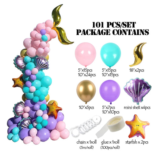 Mermaid Jellyfish Paper Lantern plate cup banner Little Mermaid theme