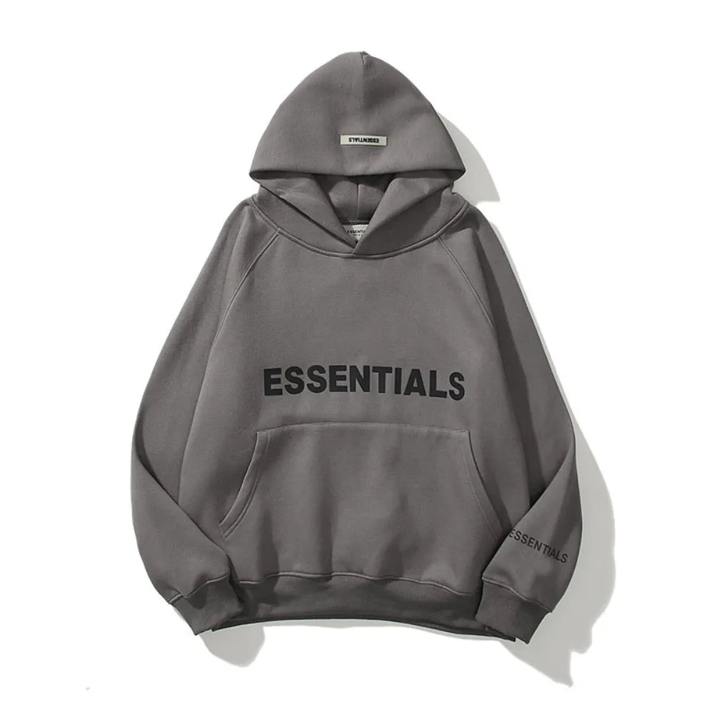 2023 New Hoodies Men Sweatshirts Reflective Letter Printing Fleece