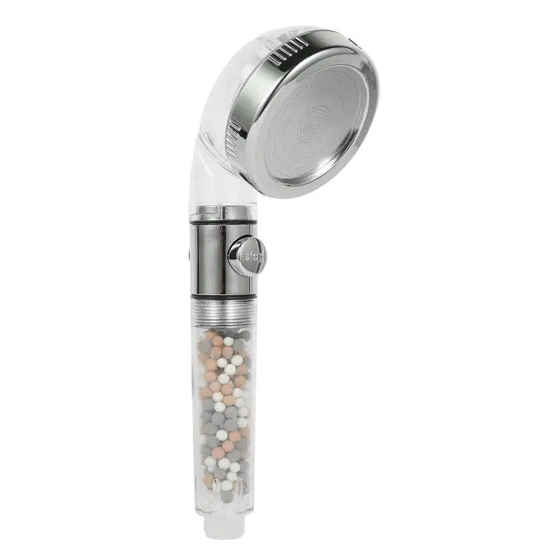 LED Anion Shower Head Rainfall SPA Temperature Control Shower Head