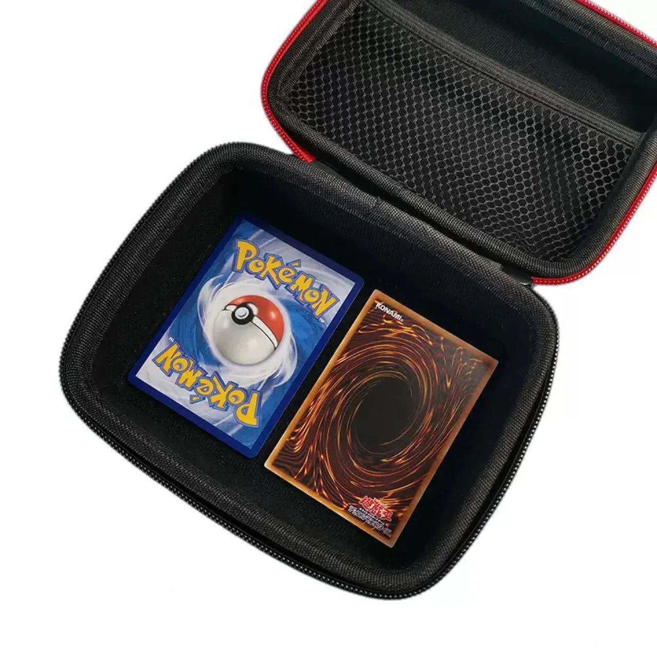 Pokemon Game Card Storage Bag Pokeball Portable PTCG Trading Storage