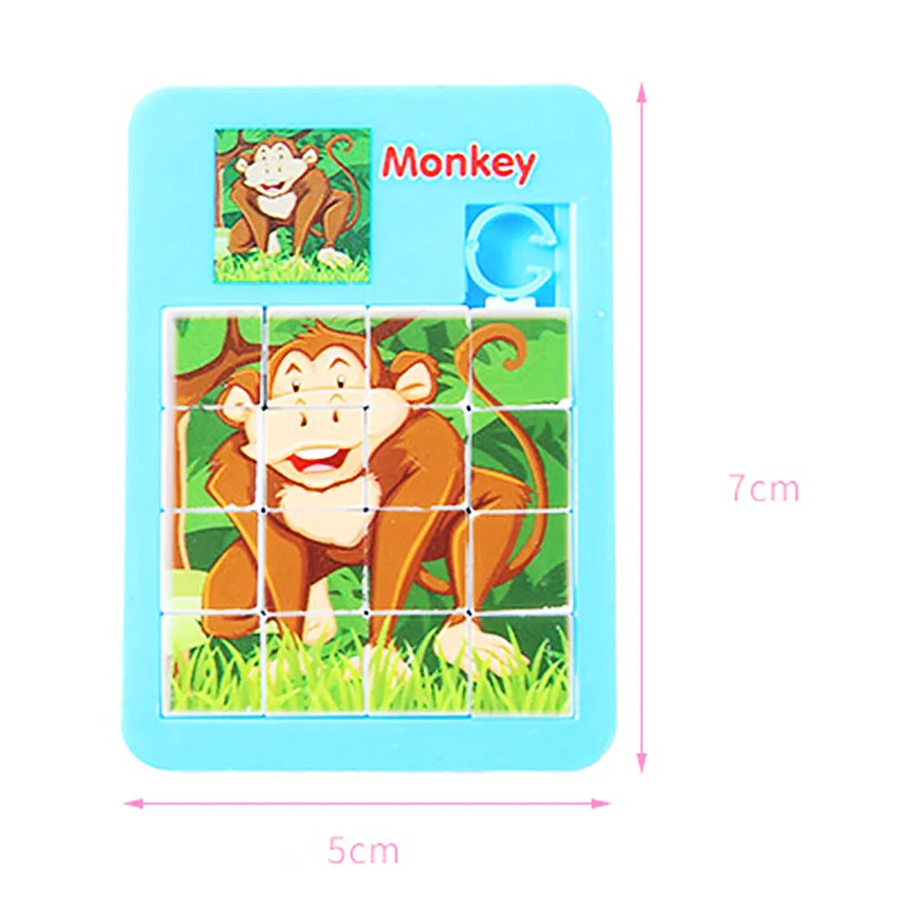 12/30PC Cartoon Jigsaw Animal Puzzles Early Educational Developing Toy