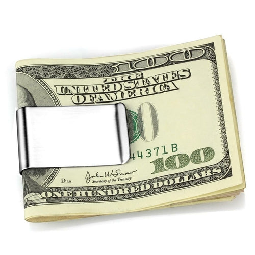 LO3380 - High polished (no plating) Stainless Steel Money clip with No