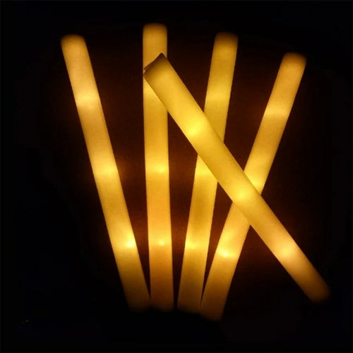 Led Foam Sticks Flashing Glow Batons | Multicolor Led Light Tube Party