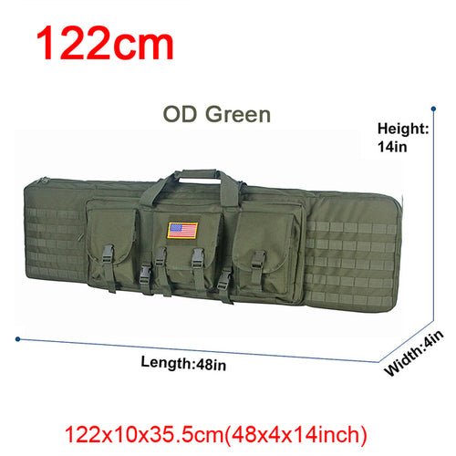 32 38 42 48 Inch Tactical Double Rifle Case Military Molle Gun Rifle
