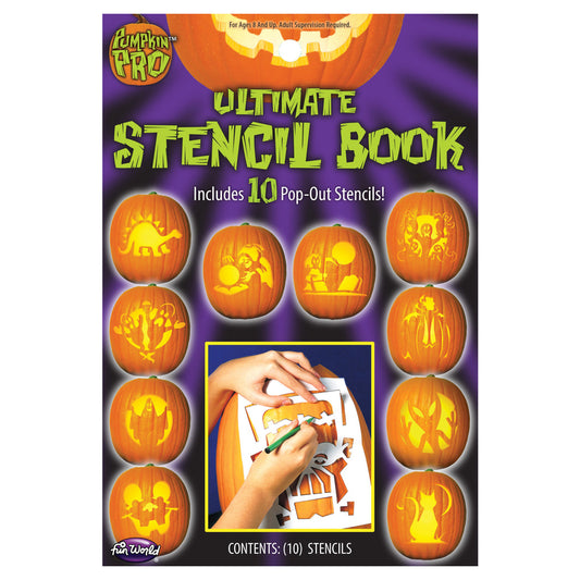 Pumpkin Pro 9470956 10.75 x 5.25 x 1 in. Ultimate Stencil Book Pumpkin