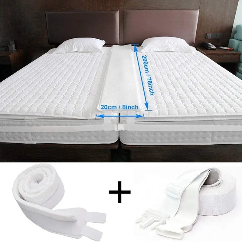 Bed Bridge Twin to King Converter Kit Adjustable Mattress Connector