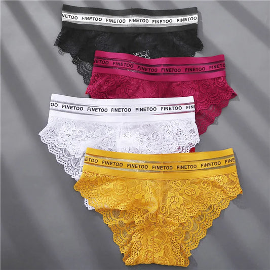 2021 Women Sexy Lace Panties High-waist Underwear XXL Female