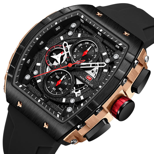 Watch Brand Chronos Watches Men | Silicone Chronograph Watch Men -