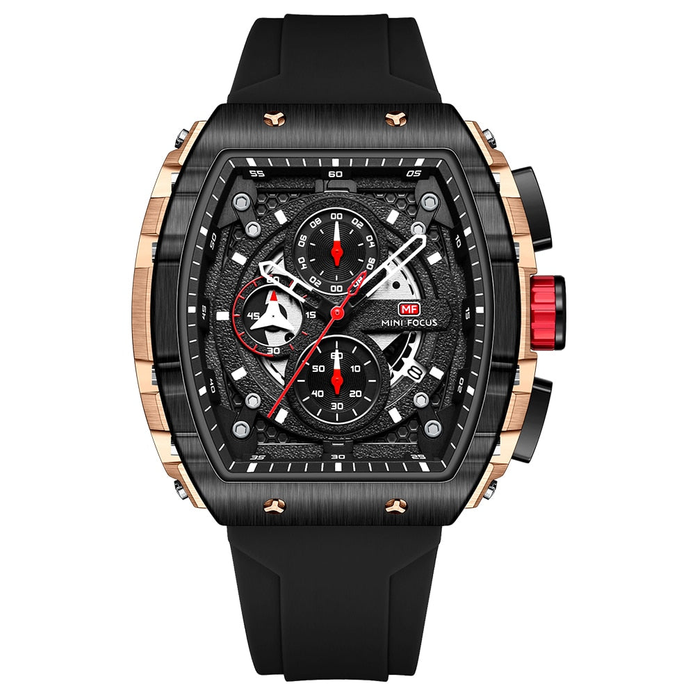 Watch Brand Chronos Watches Men | Silicone Chronograph Watch Men -