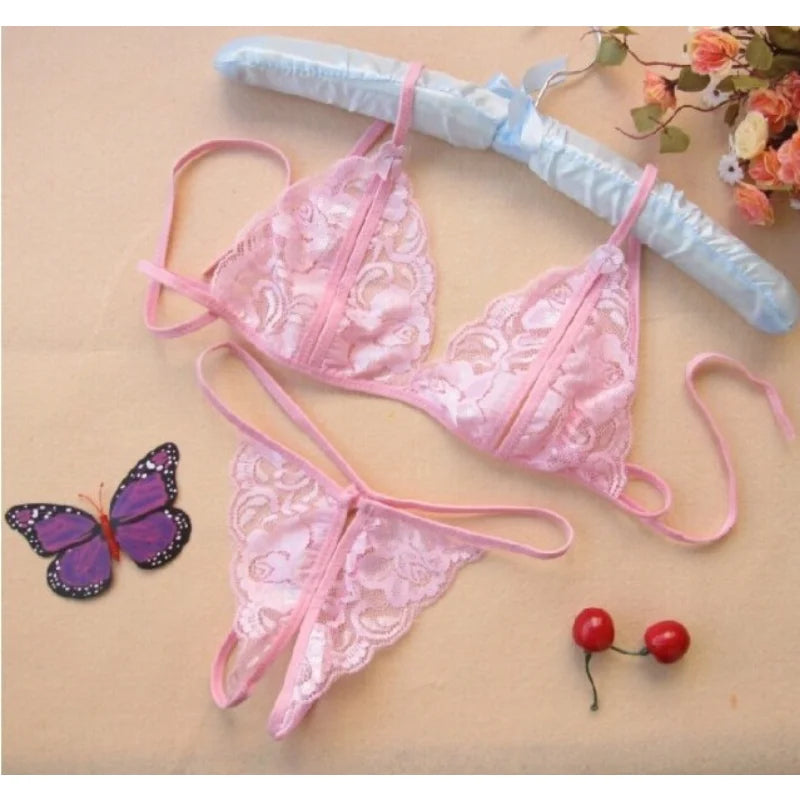 Women Lady Sexy Lingerie Lace Underwear Sleepwear G-string Lingerie