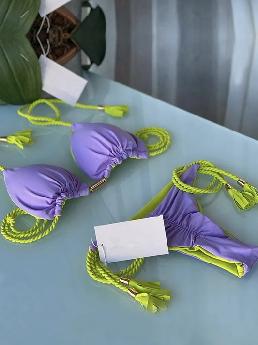 RUOTONGSEPT Sexy Brazilian Braided rope Swimsuit Women Swimwear 2023