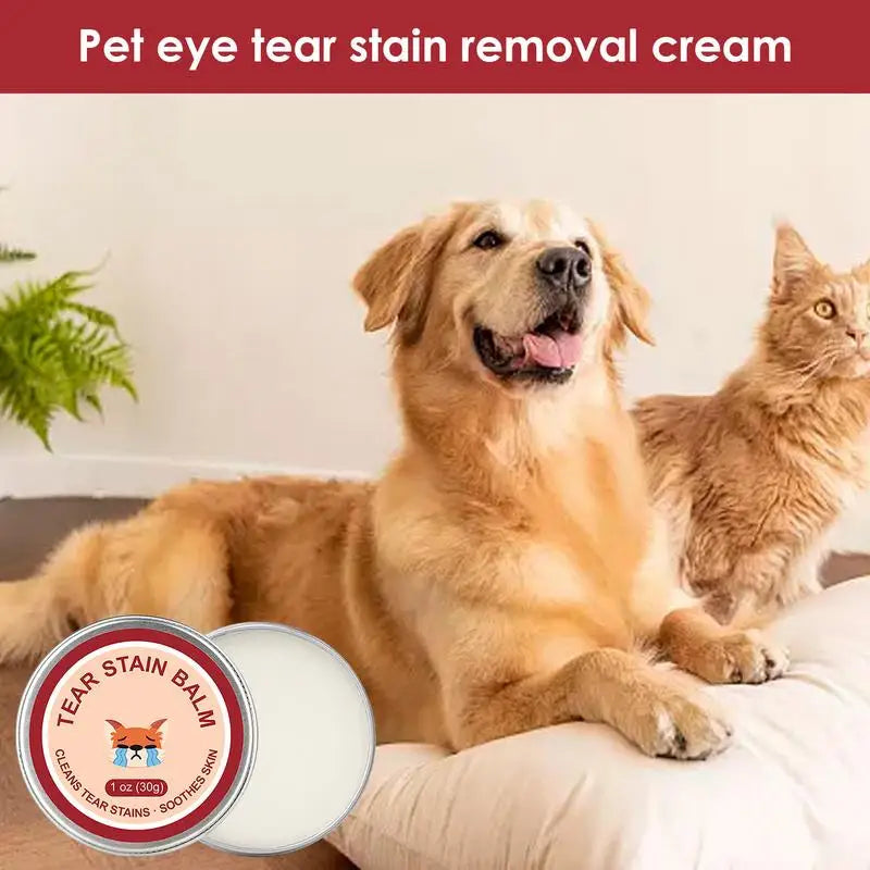 Pet Tear Stain Remover Cat Dog Eye Cleaner Cream pet Eye Stain Cleaner