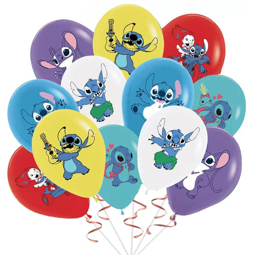 Lilo Stitch Kids Birthday Decorations Tableware Paper Cup Plate Banner