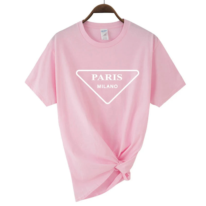 Summer Women's T-Shirt Cotton T-Shirt Fashion Casual Streetwear