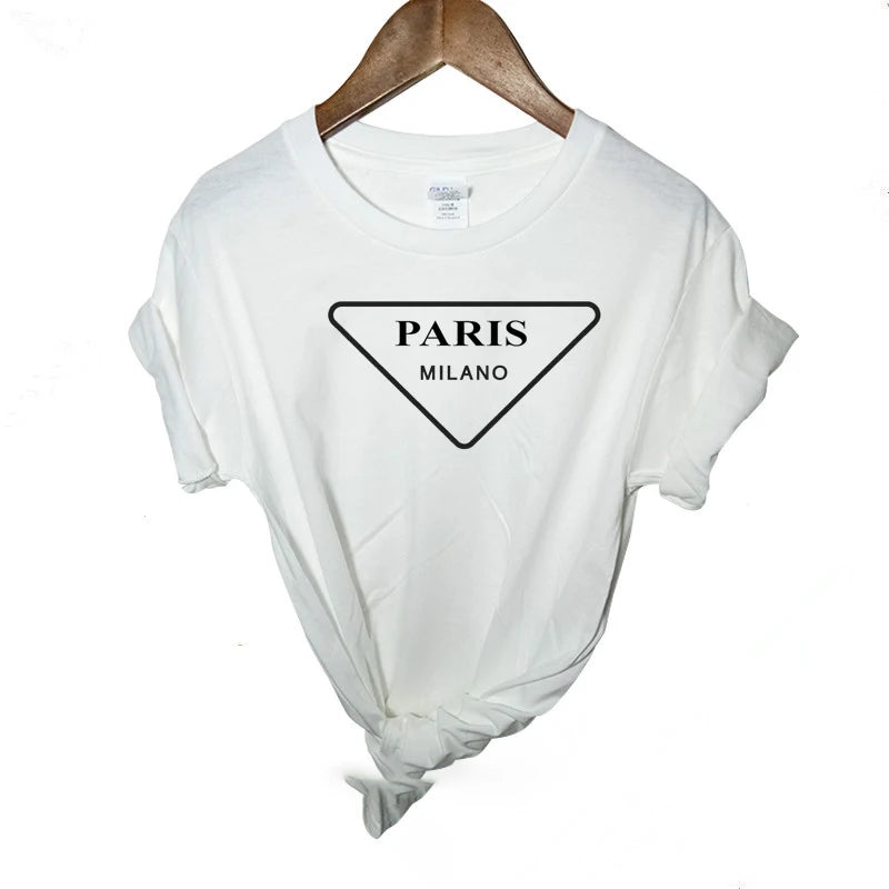 Summer Women's T-Shirt Cotton T-Shirt Fashion Casual Streetwear