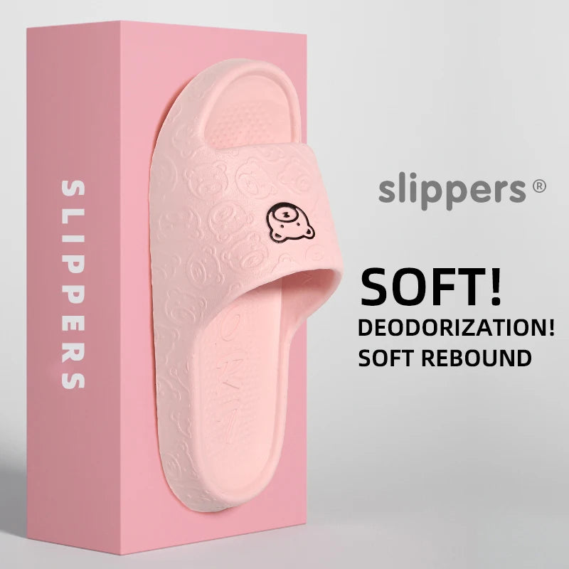 Non-slip Slippers Female Outer Wear 2024 New Bathroom Bathroom Indoor