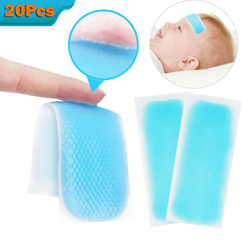 2/10/20Pcs Baby Cooling Patches for Fever Discomfort & Pain Relief,