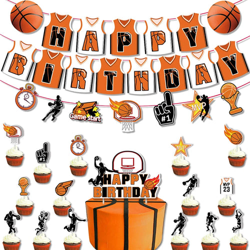 NBA Theme Happy Birthday Party Decoration For Home Decoration Banner