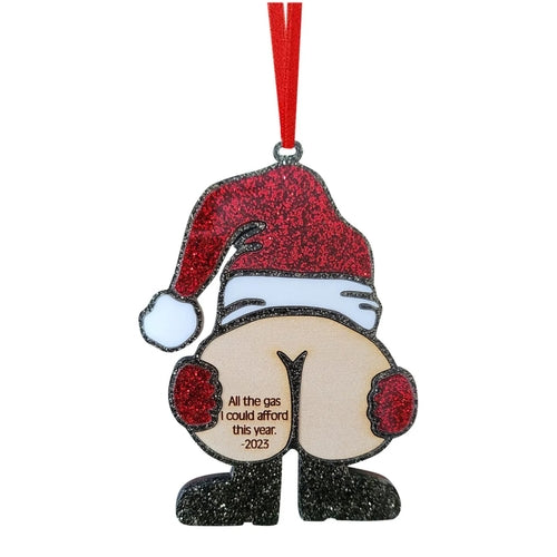 Jingle My Bells Funny Christmas Ornament Santa Butt Bell Ornament Fun