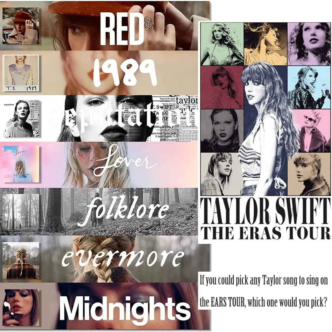 WG 28 Style Taylor Necklace Swifties Album Music Lover Mid night Eras
