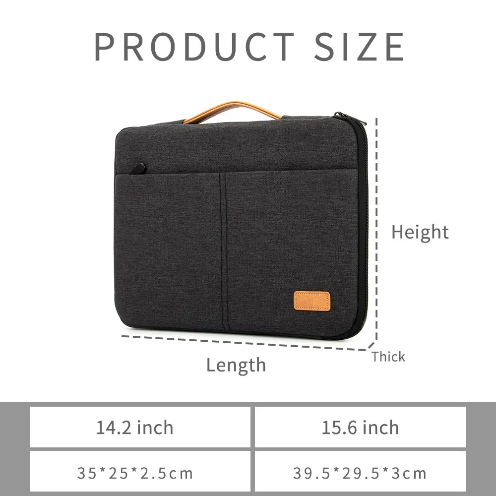 Laptop Sleeve bag 14 15.6 Inch Notebook Pouch For Macbook HP Dell Acer