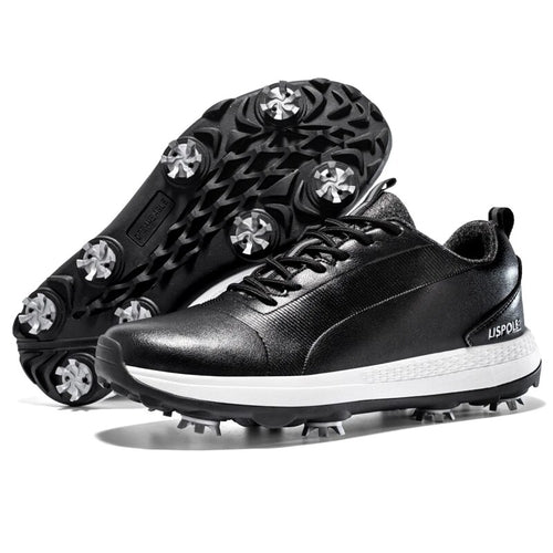 Hot Sale Lersure Golf Shoes Men Waterproof Golf Spikes Sneakers