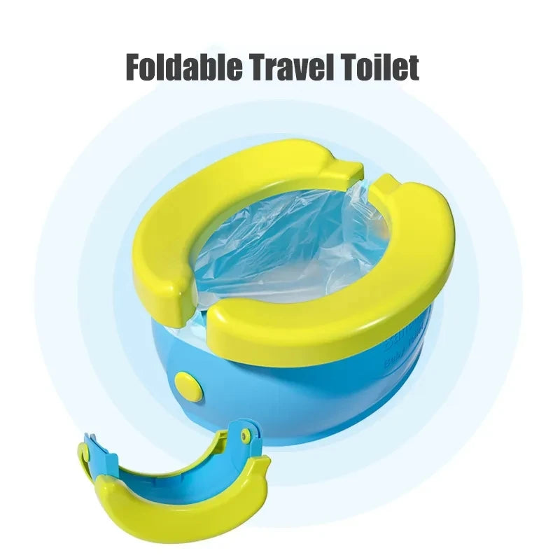 Folding Travel Baby Toilet Pot Squatty Potty Urinal for Children Baby