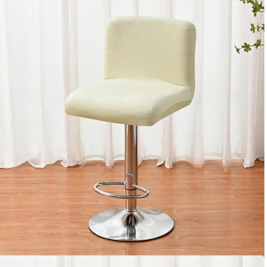 Velvet Stretch High Arm Chair Covers Elastic Dining Chair Slipcovers