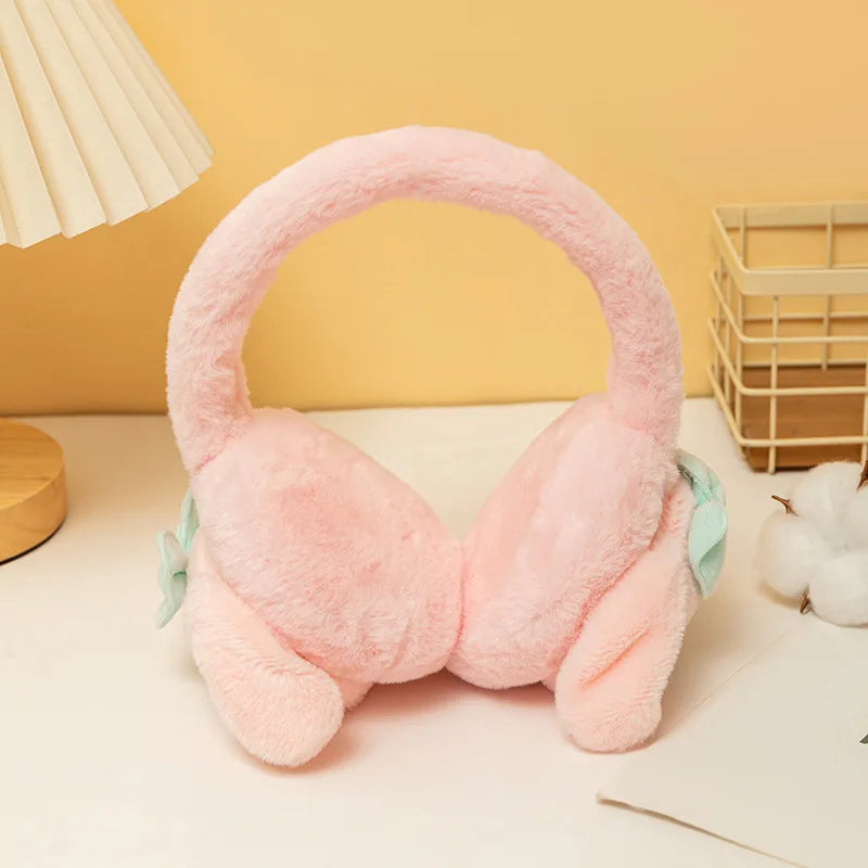Sanrio Kuromi Soft Plush Warmer Earmuff Cinnamoroll Melody Cute
