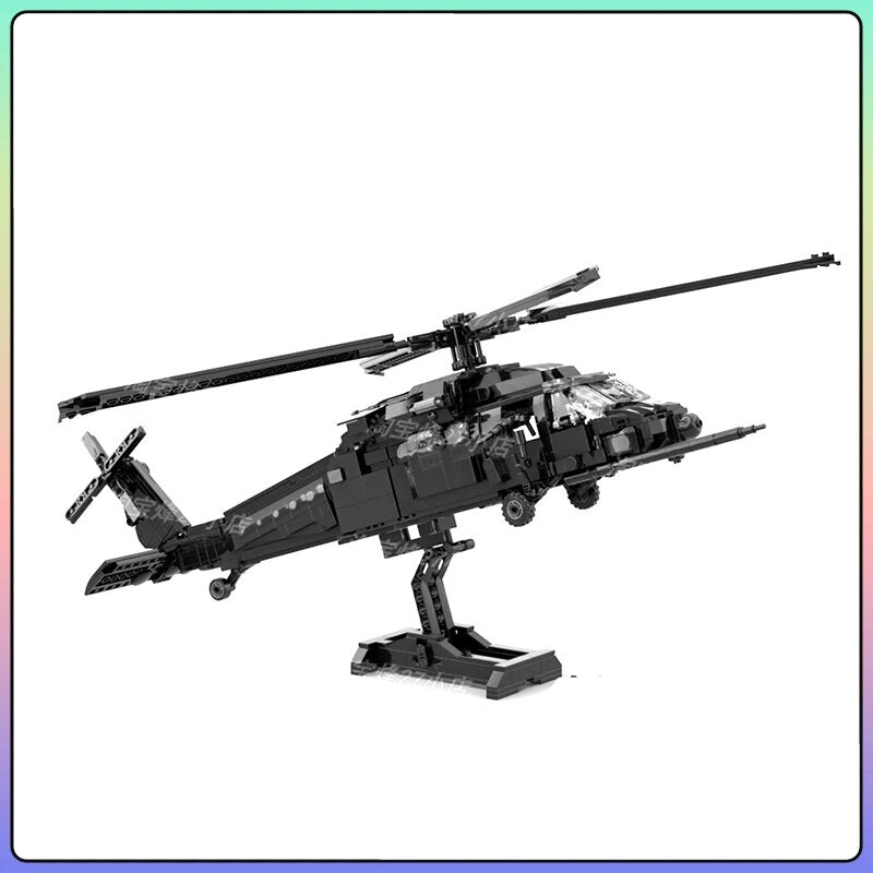 MOC Military Series MH-60G Paving Eagle Air Force Rescue Helicopters