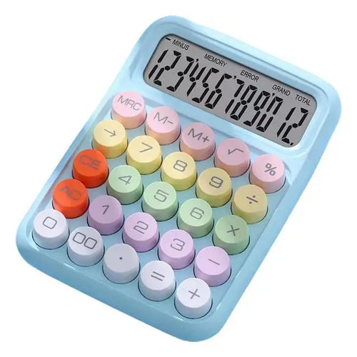 New Calculator Portable Mechanical Buttons Calculator Easy To Use For