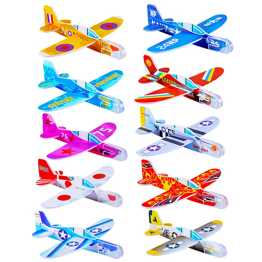 20Pcs Kids Party Supplies DIY Multicolor Foam Airplane Boys Girls