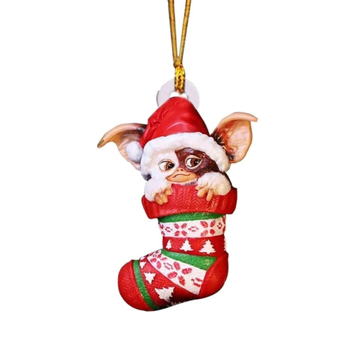 Christmas Tree Decoration Pendant Cute Puppy Acrylic Dog Ornament New