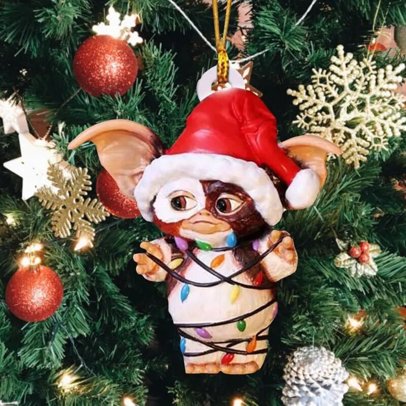 Christmas Tree Decoration Pendant Cute Puppy Acrylic Dog Ornament New