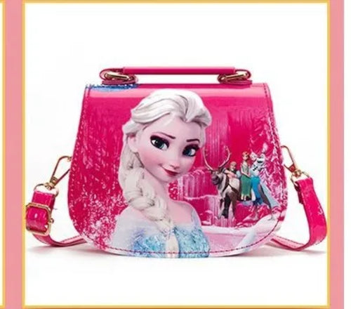2022 Disney Cartoon Crossbody Bags for Girls Frozen 2 Princess Elsa