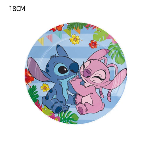 Lilo Stitch Kids Birthday Decorations Tableware Paper Cup Plate Banner