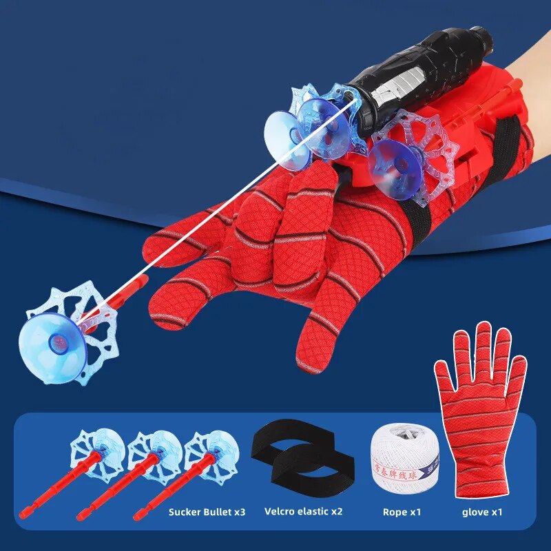 Movie Spider Man Cosplay Launcher Spider Silk Glove Web Shooters