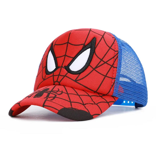 Disney Anime Spiderman Baseball Cap For Boys Girls Autumn Baby Hats