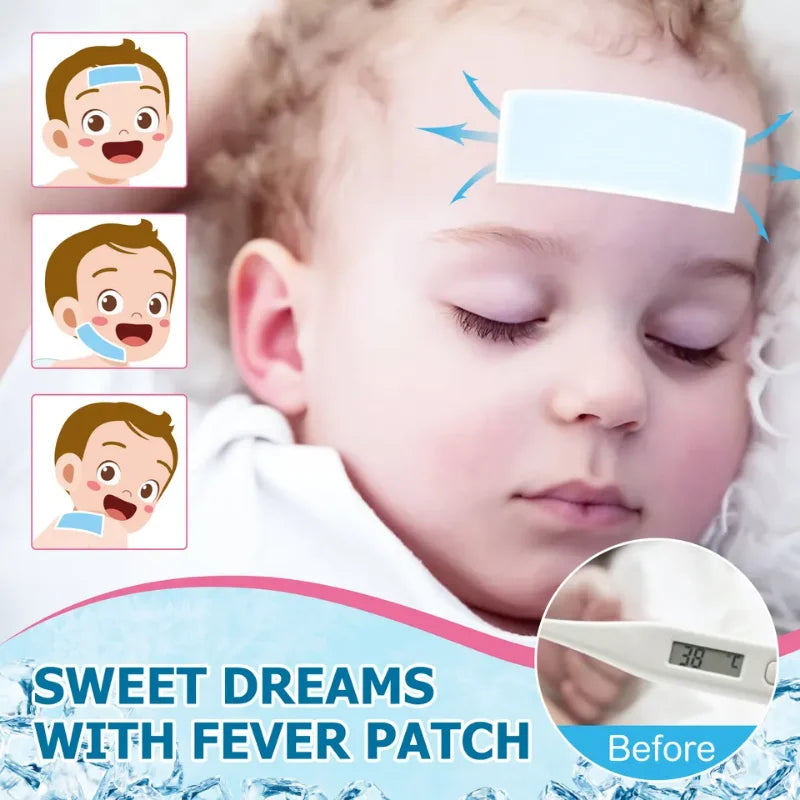 2/10/20Pcs Baby Cooling Patches for Fever Discomfort & Pain Relief,