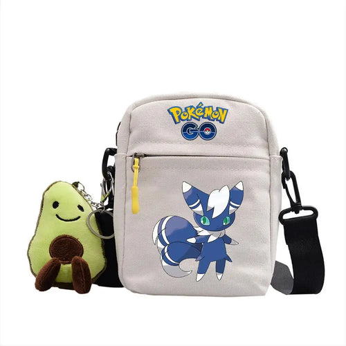 Pokemon Pikachu Canvas Shoulder Bag Eevee Charmander Gengar Anime