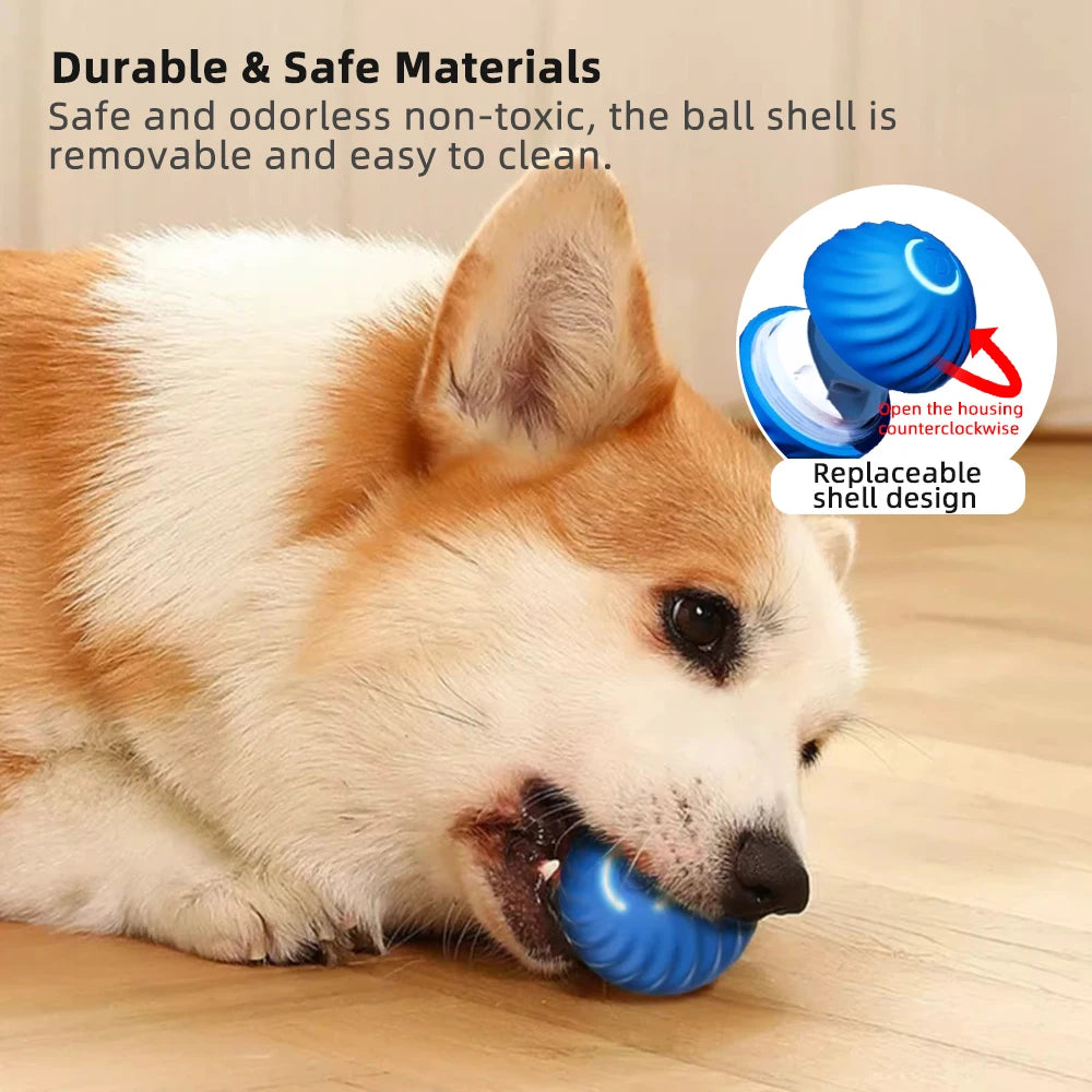 Smart Dog Toy Ball Electronic Interactive Pet Toy Moving Ball USB