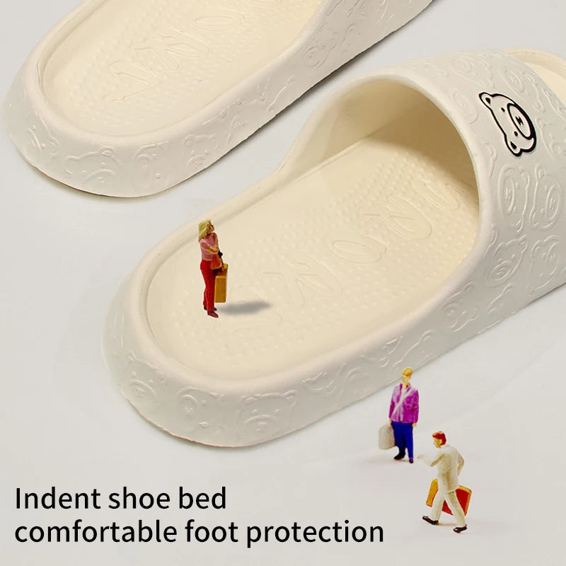 Non-slip Slippers Female Outer Wear 2024 New Bathroom Bathroom Indoor