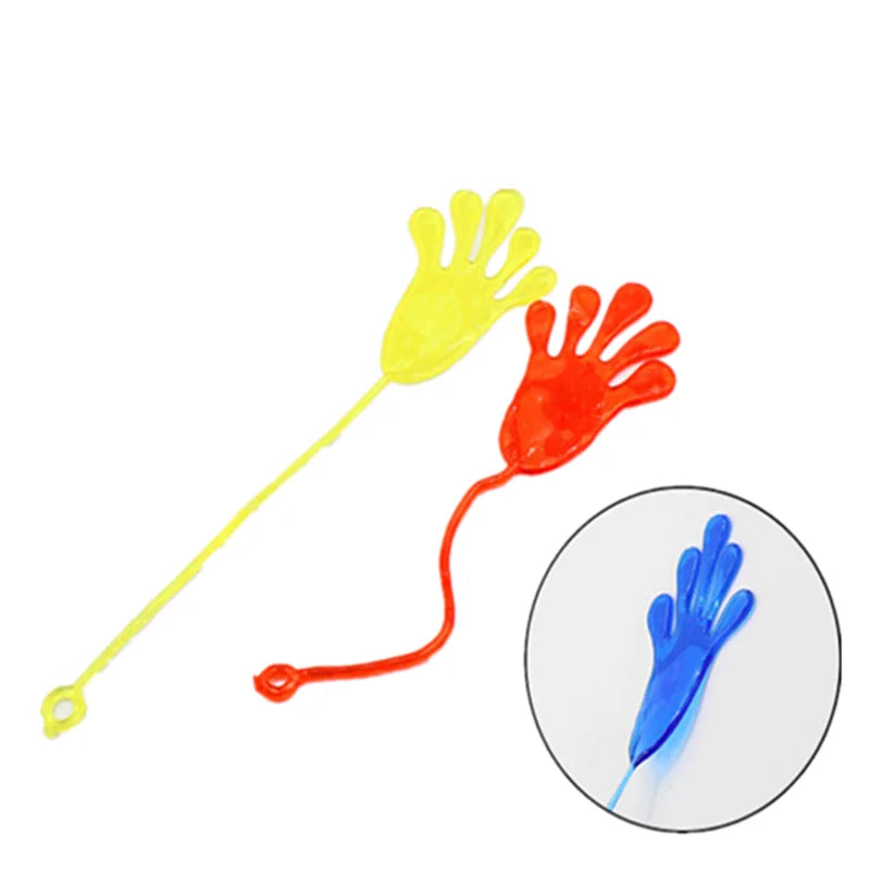 50PCS Classic Sticky Hands Palm Climb Toys Birthday Party Prank Gifts