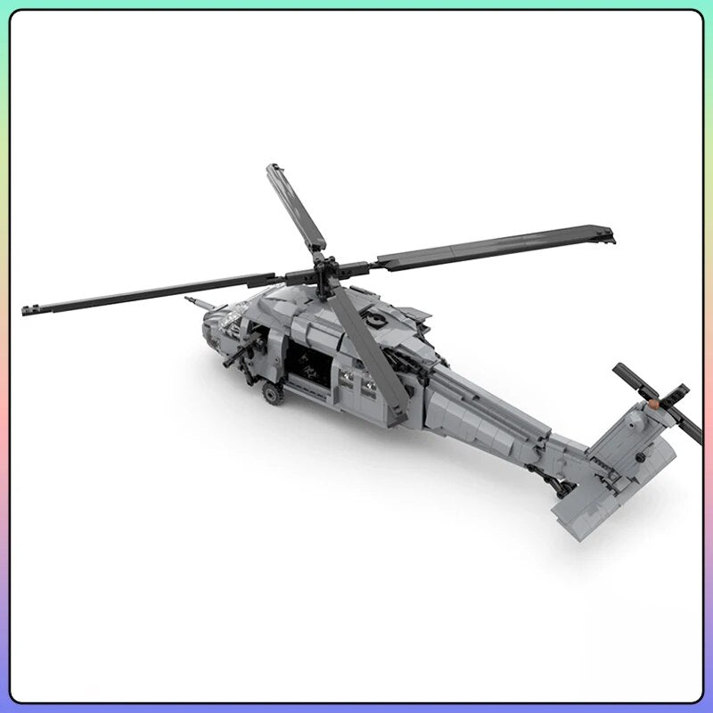 MOC Military Series MH-60G Paving Eagle Air Force Rescue Helicopters