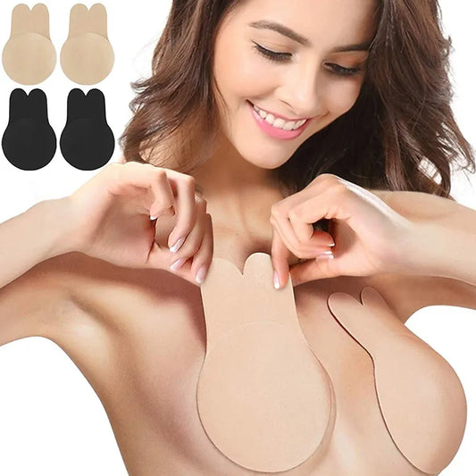 Backless Strapless Invisible Push Up Bras For Women Adhesive Wireless