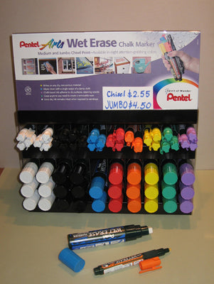 Pentel W56-F Wet Erase Jumbo Orange Jumbo Chalk Markers